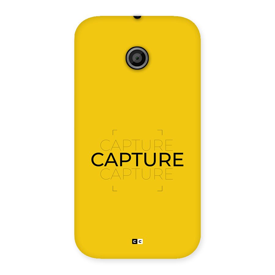 Instant Capture Back Case for Moto E
