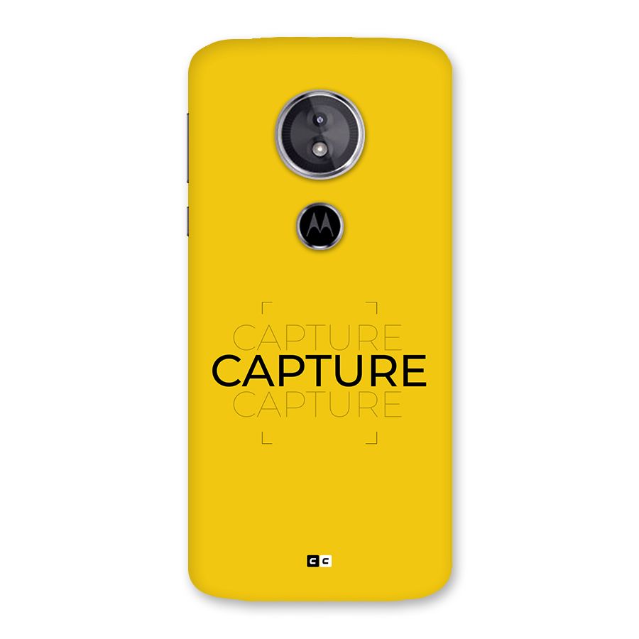 Instant Capture Back Case for Moto E5