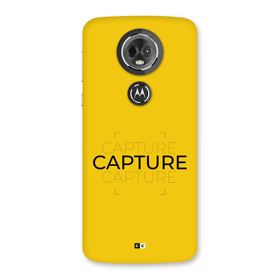 Instant Capture Back Case for Moto E5 Plus