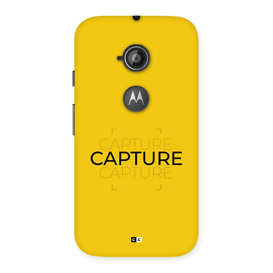 Instant Capture Back Case for Moto E 2nd Gen