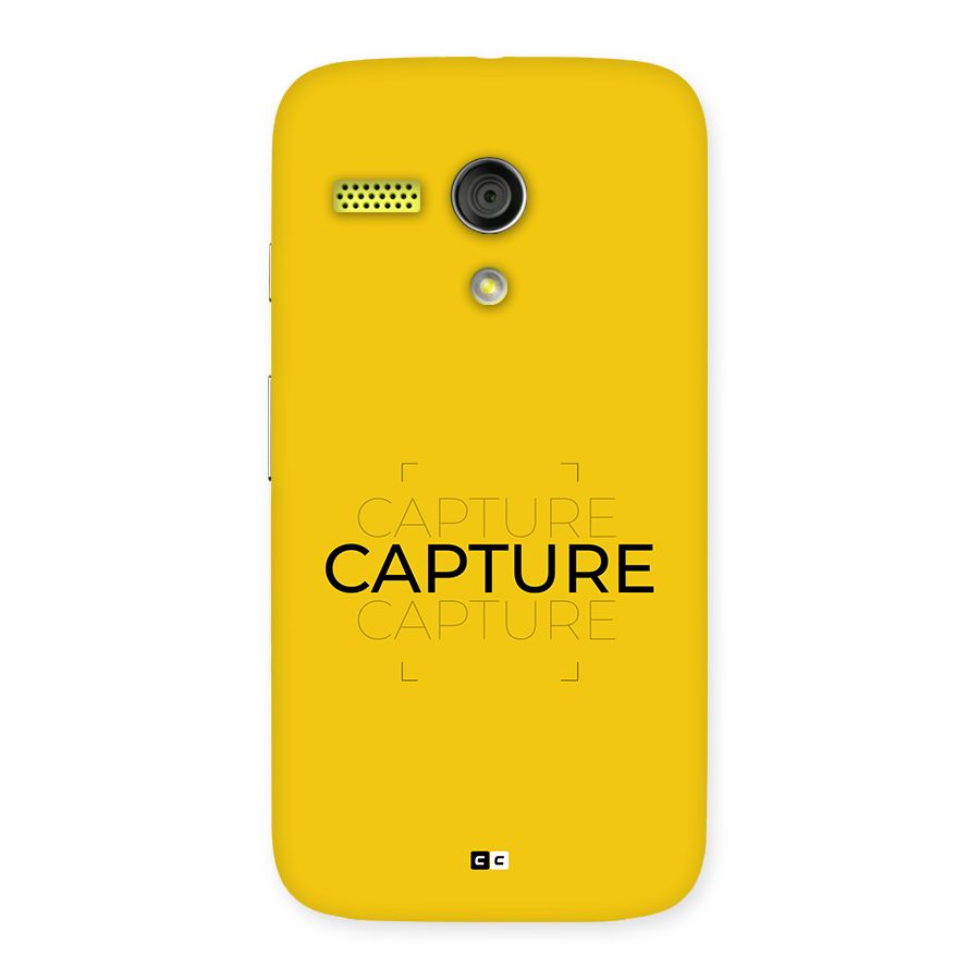 Instant Capture Back Case for Moto G