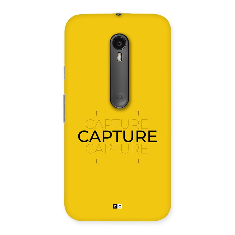 Instant Capture Back Case for Moto G3