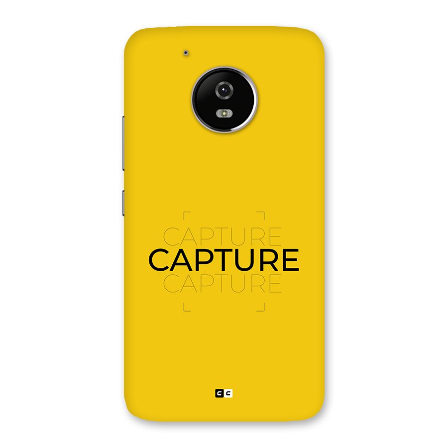 Instant Capture Back Case for Moto G5