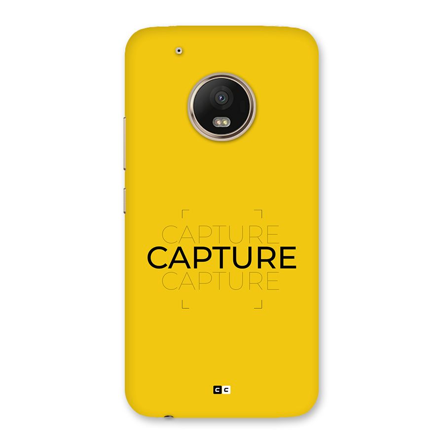 Instant Capture Back Case for Moto G5 Plus