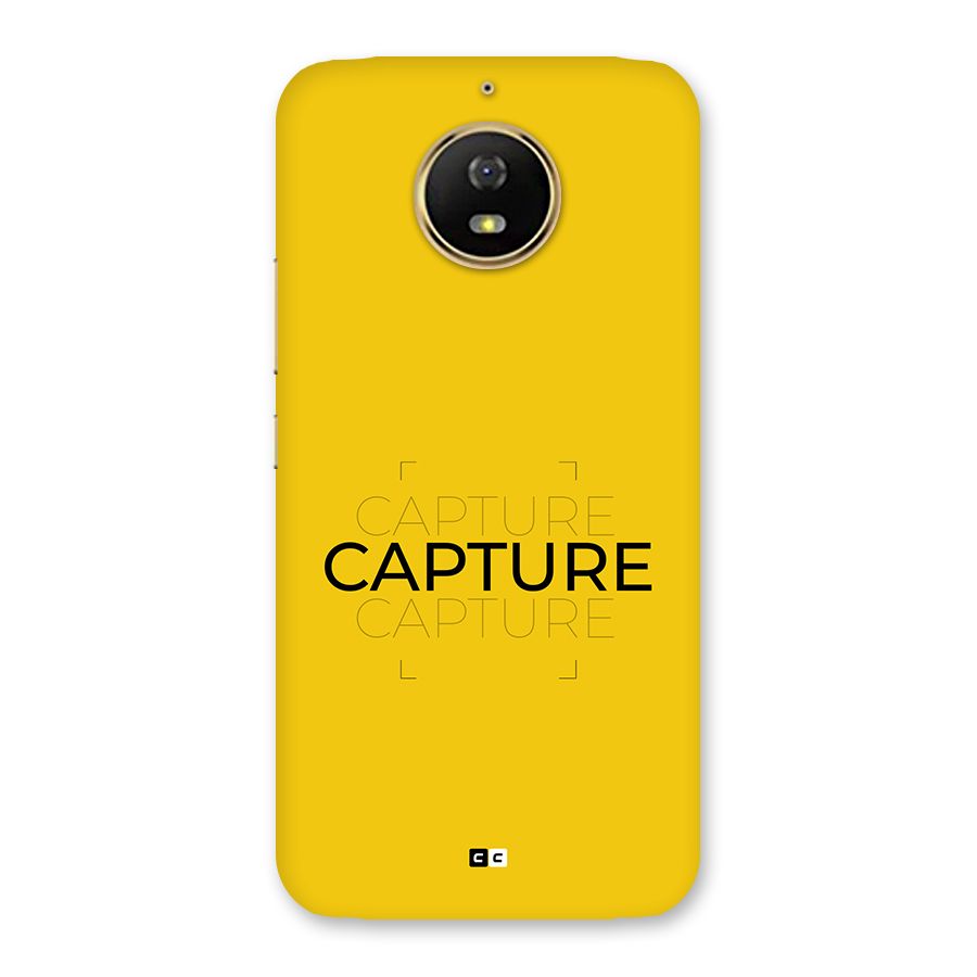 Instant Capture Back Case for Moto G5s