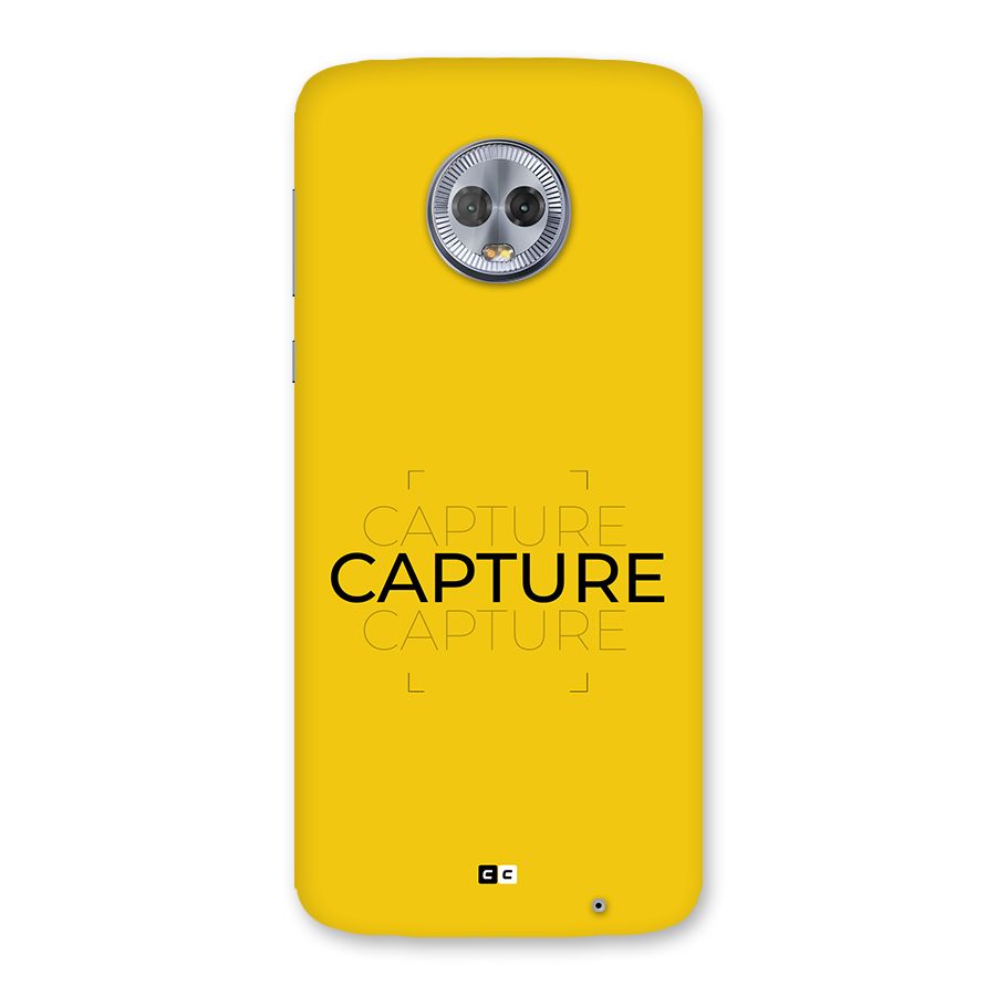 Instant Capture Back Case for Moto G6 Plus