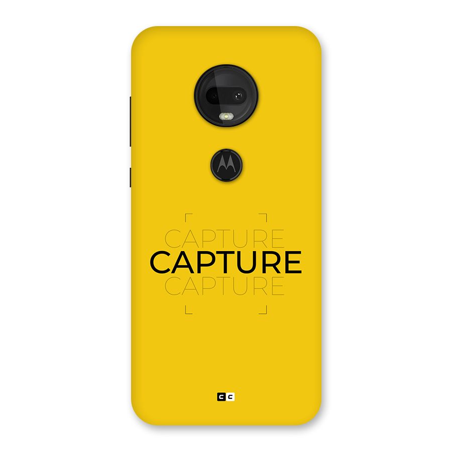 Instant Capture Back Case for Moto G7