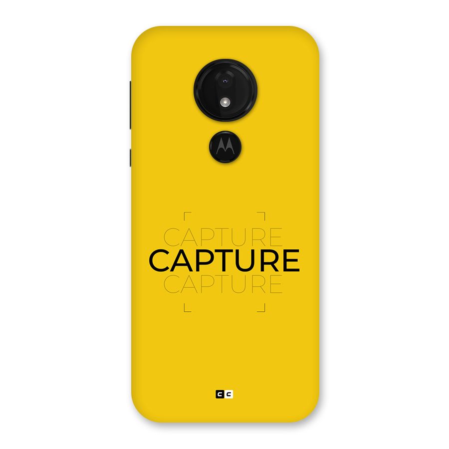 Instant Capture Back Case for Moto G7 Power