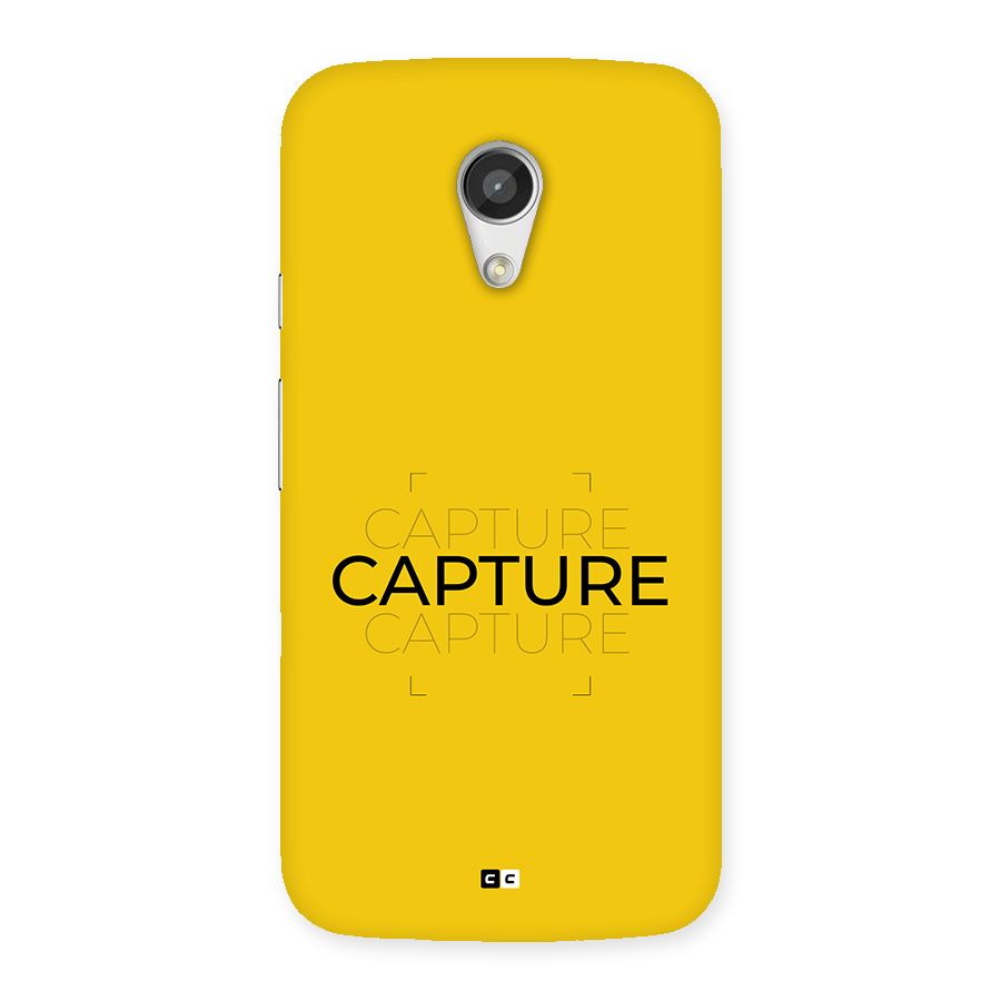 Instant Capture Back Case for Moto G 2nd Gen