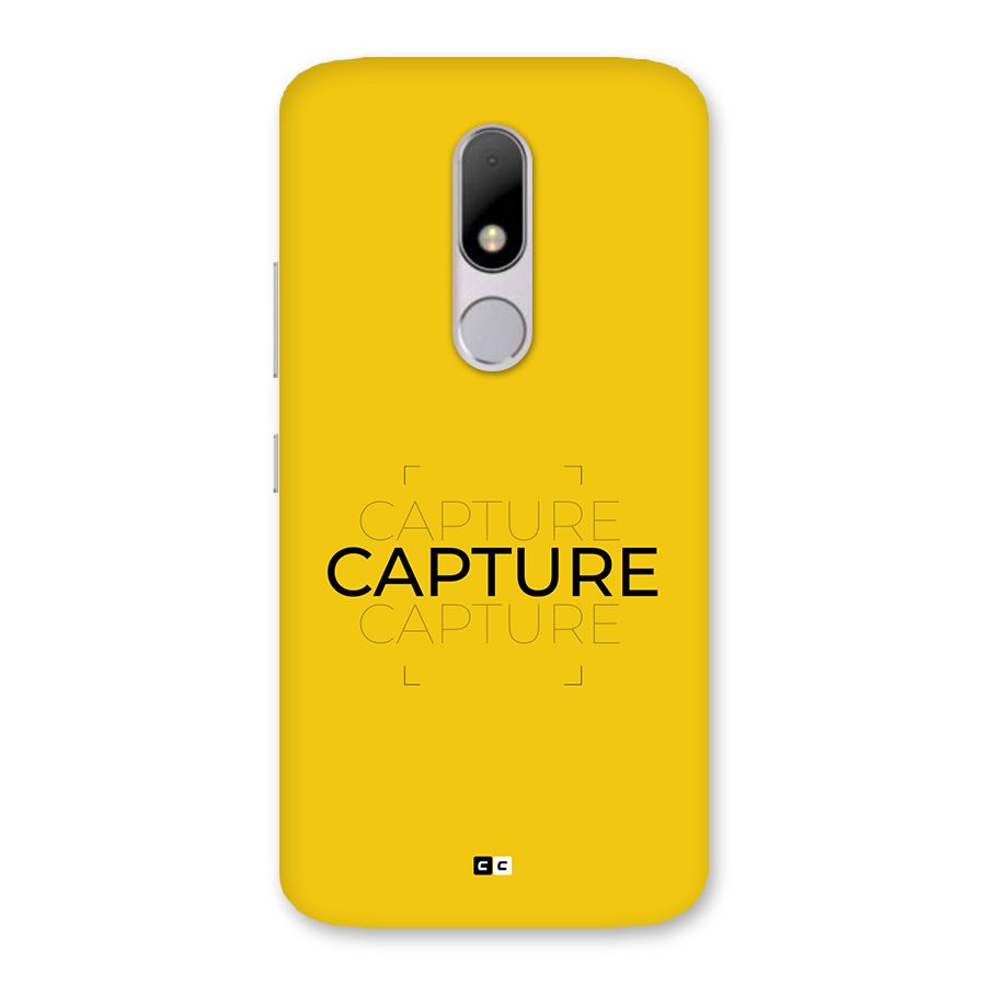 Instant Capture Back Case for Moto M