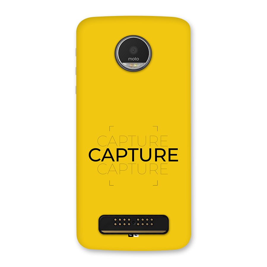 Instant Capture Back Case for Moto Z Play