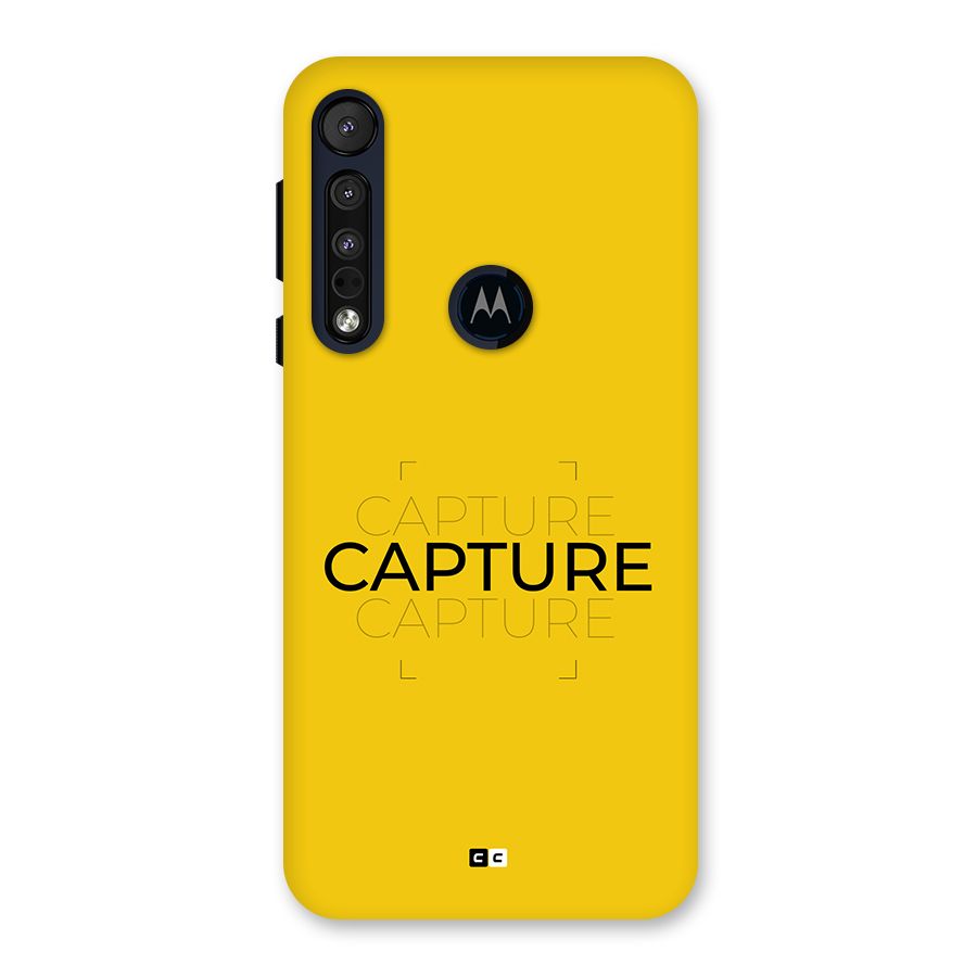 Instant Capture Back Case for Motorola One Macro