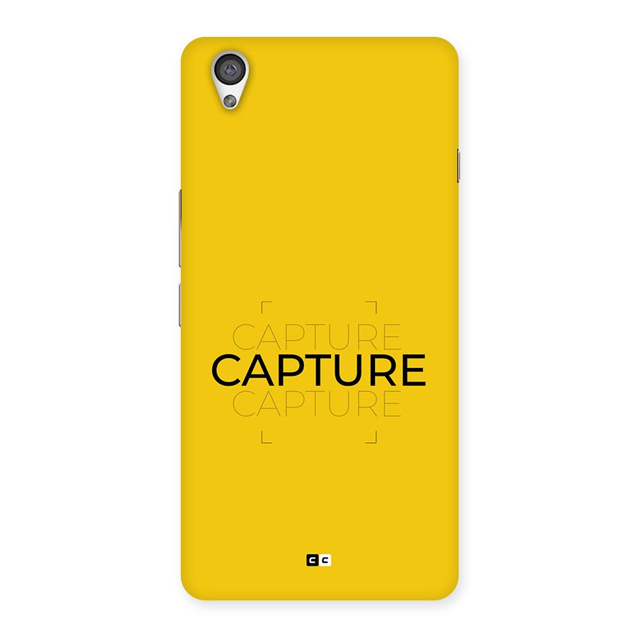 Instant Capture Back Case for OnePlus X