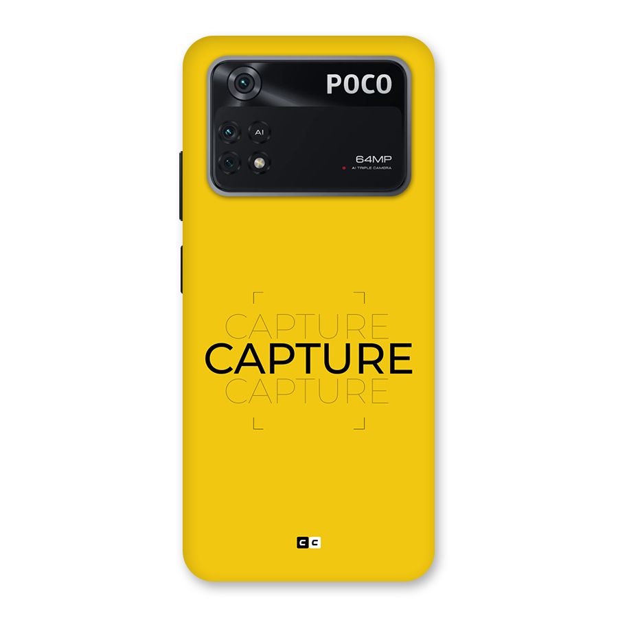 Instant Capture Back Case for Poco M4 Pro 4G