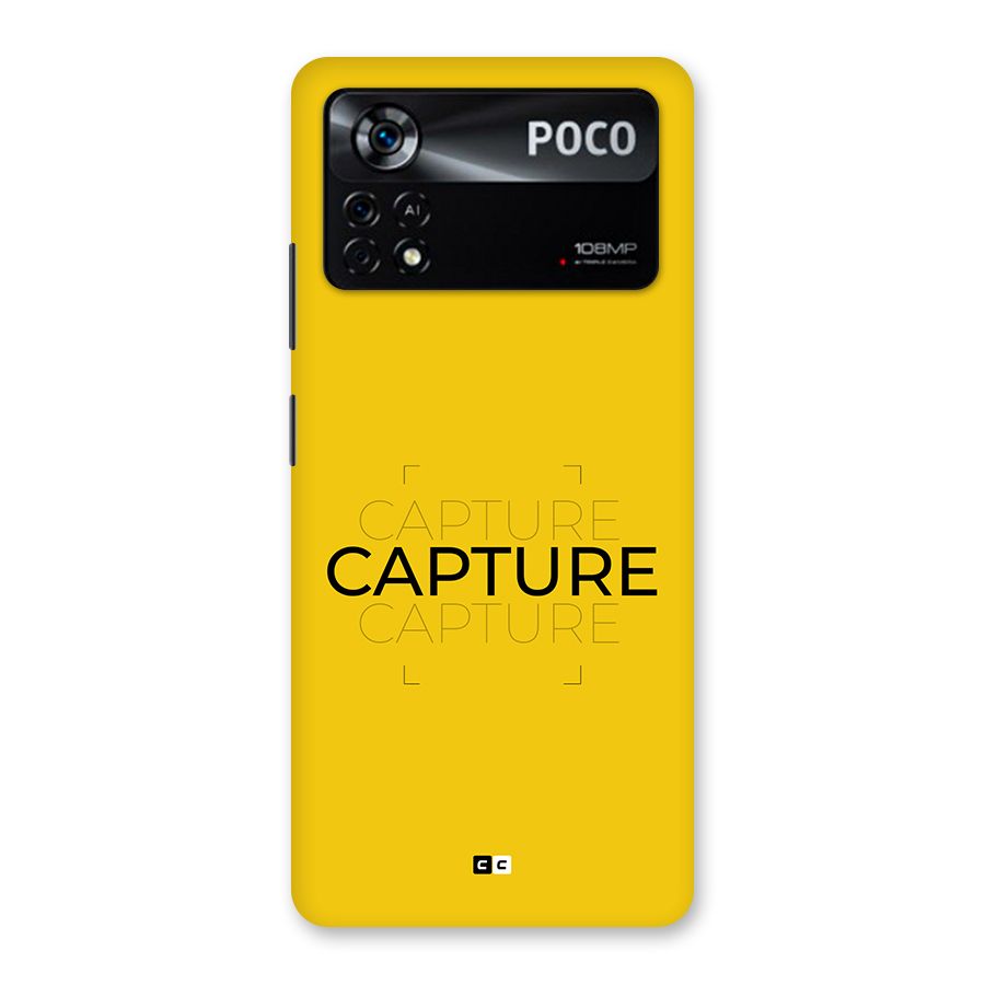 Instant Capture Back Case for Poco X4 Pro 5G