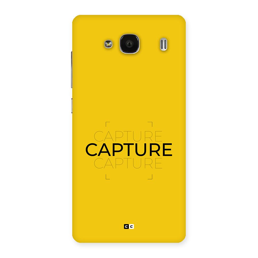 Instant Capture Back Case for Redmi 2 Prime
