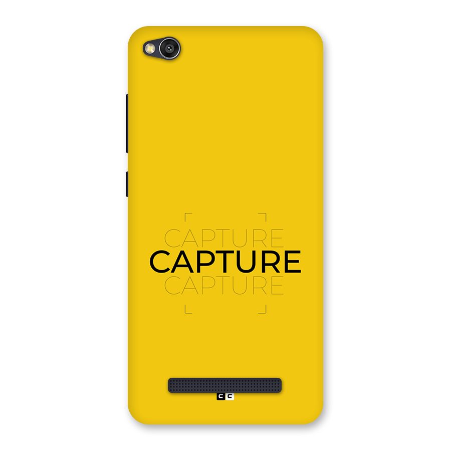 Instant Capture Back Case for Redmi 4A
