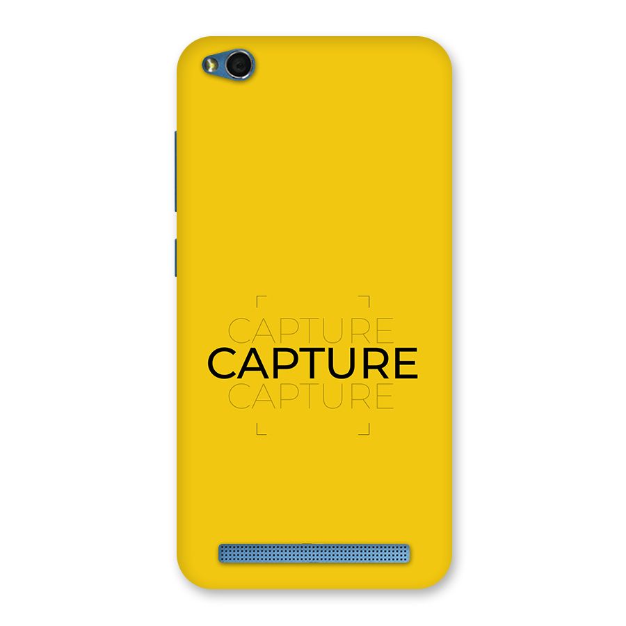 Instant Capture Back Case for Redmi 5A