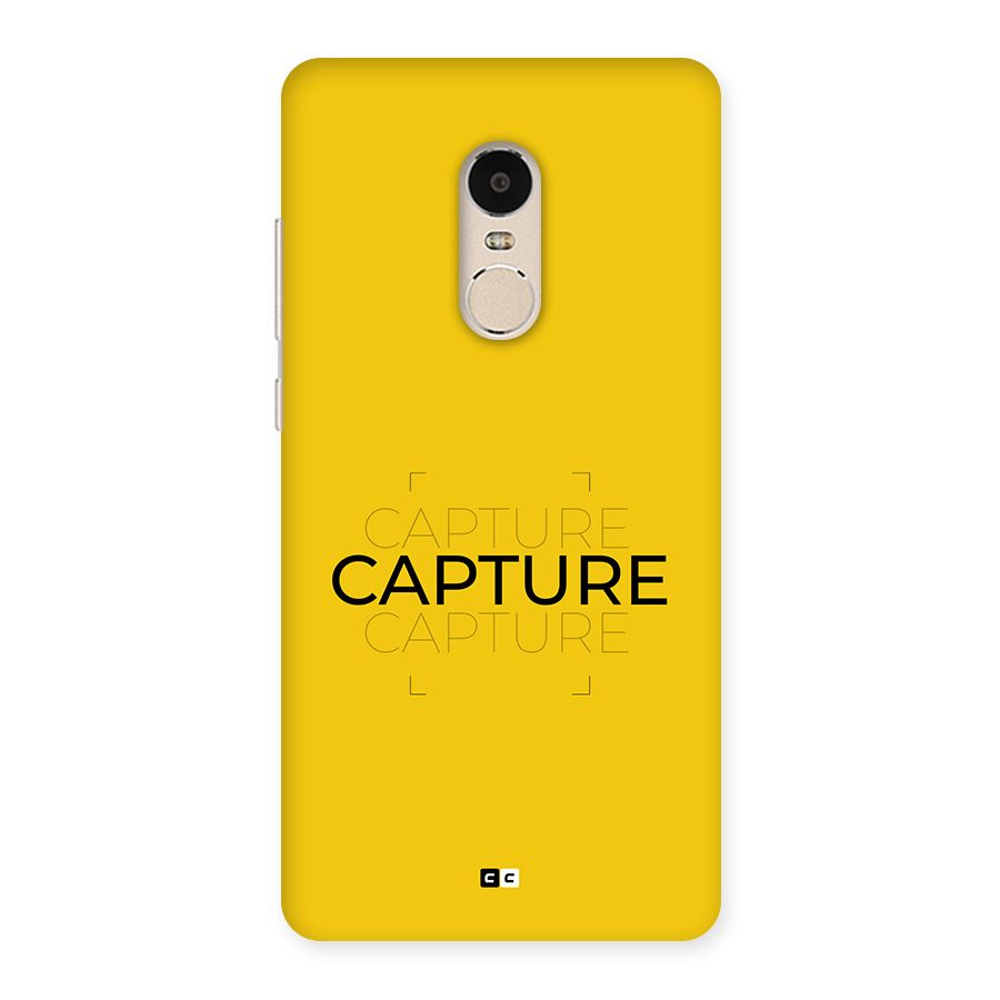 Instant Capture Back Case for Redmi Note 4