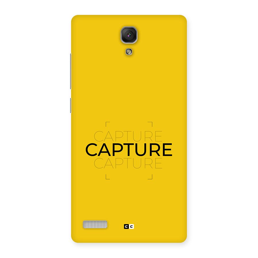 Instant Capture Back Case for Redmi Note Prime