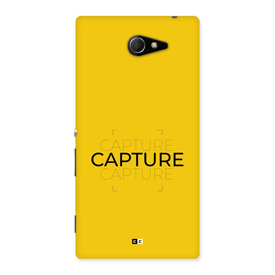 Instant Capture Back Case for Xperia M2