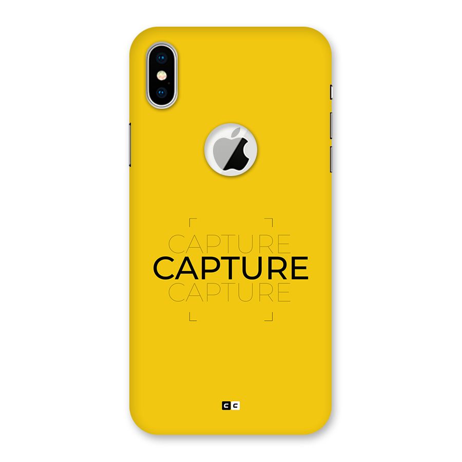 Instant Capture Back Case for iPhone X Logo Cut