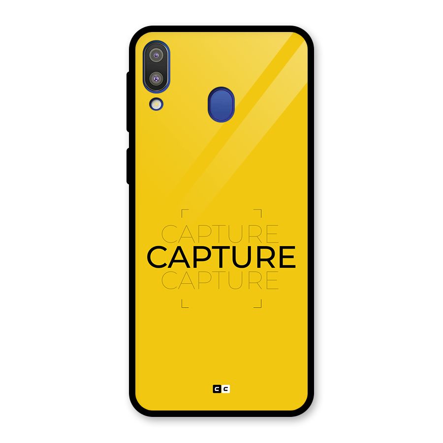 Instant Capture Glass Back Case for Galaxy M20