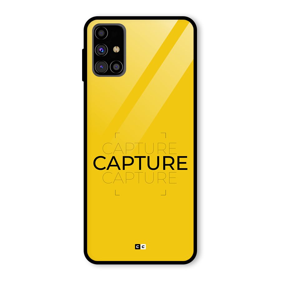Instant Capture Glass Back Case for Galaxy M31s
