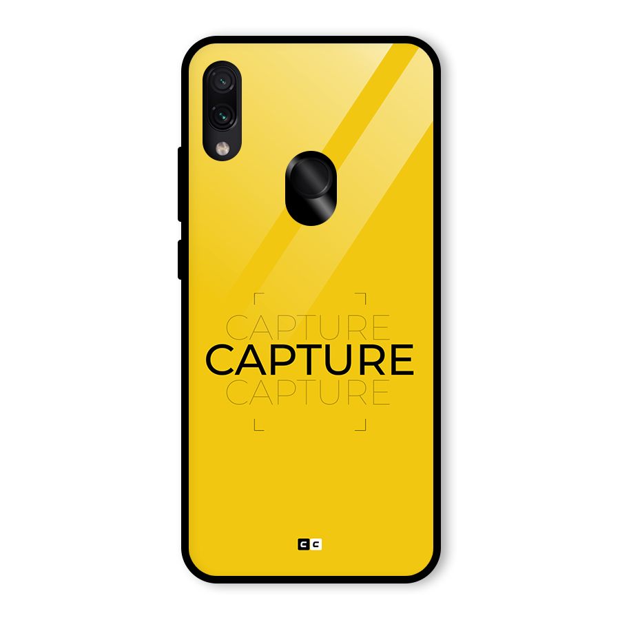 Instant Capture Glass Back Case for Redmi Note 7 Pro