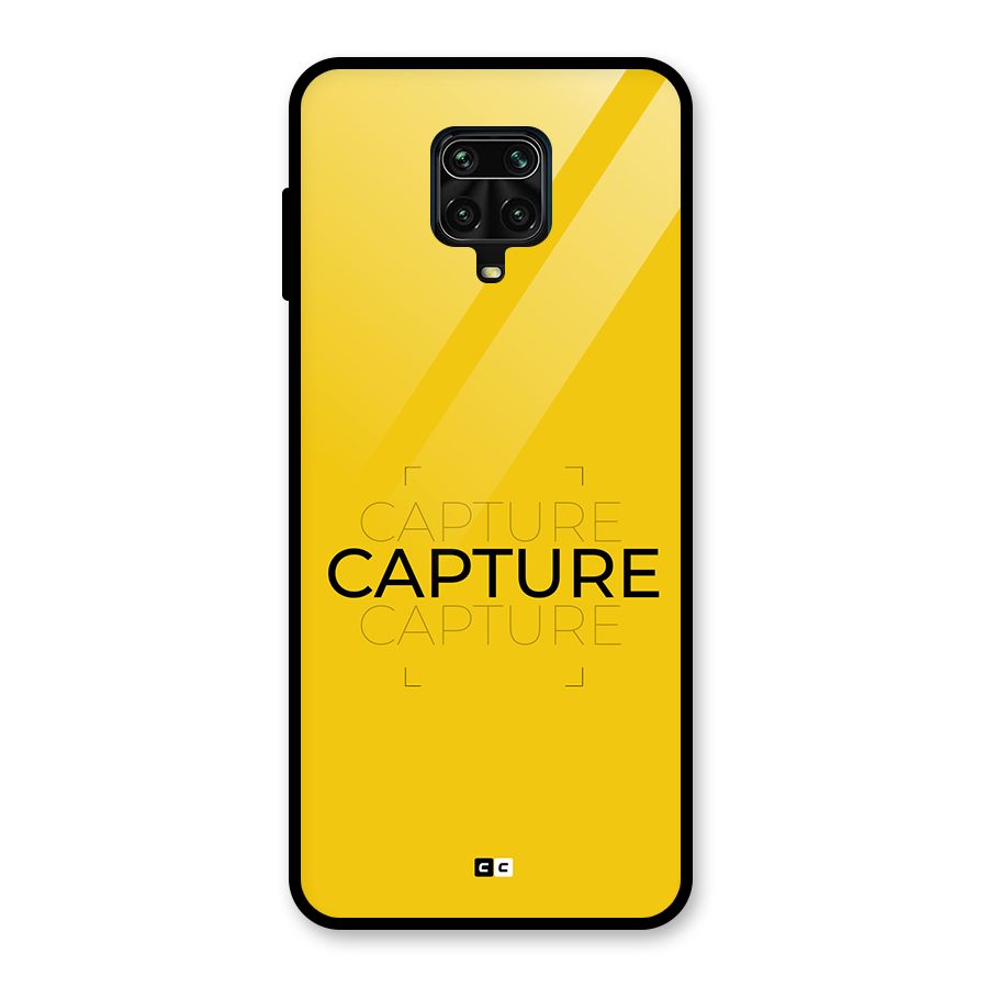 Instant Capture Glass Back Case for Redmi Note 9 Pro