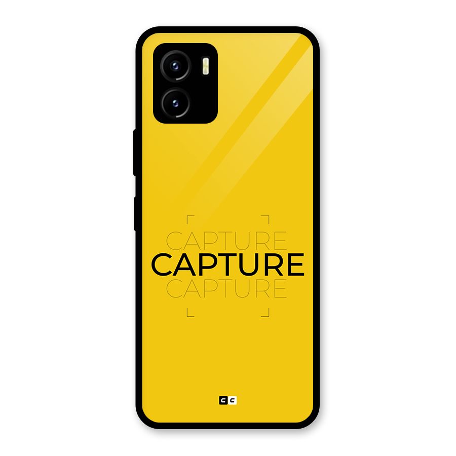 Instant Capture Glass Back Case for Vivo Y15s