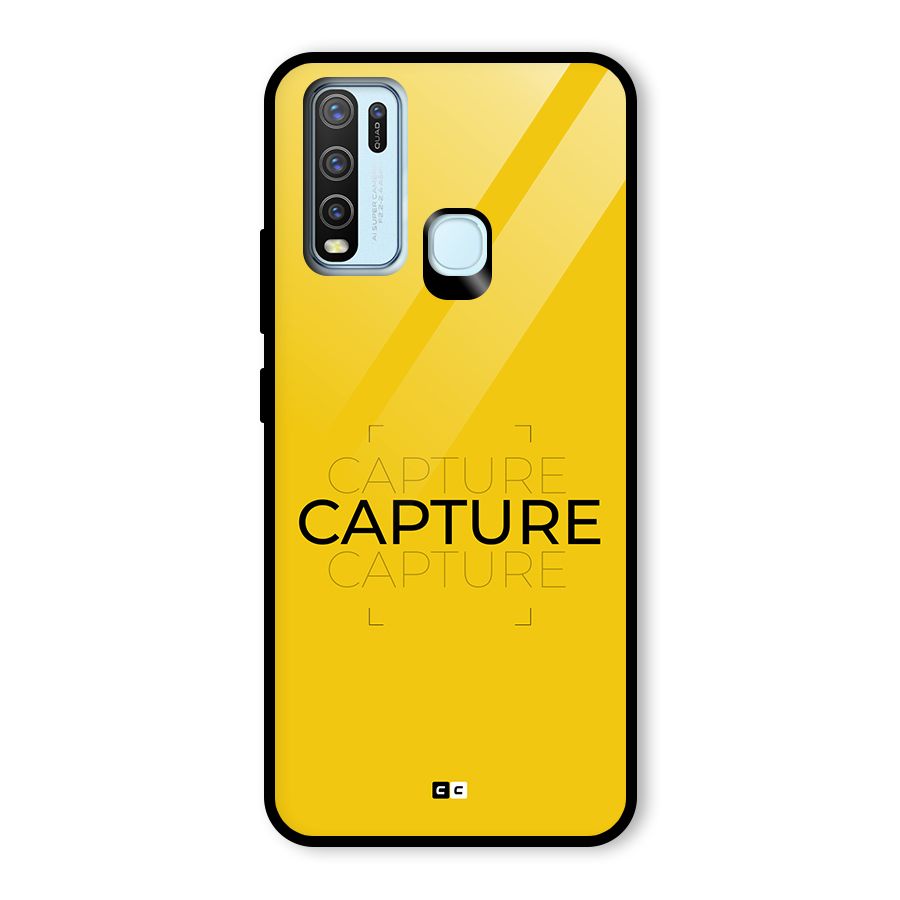 Instant Capture Glass Back Case for Vivo Y30