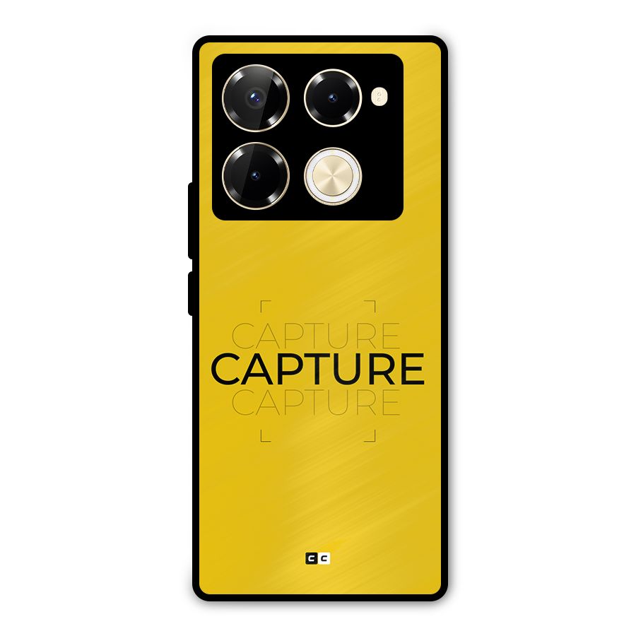 Instant Capture Metal Back Case for Infinix Note 40 Pro
