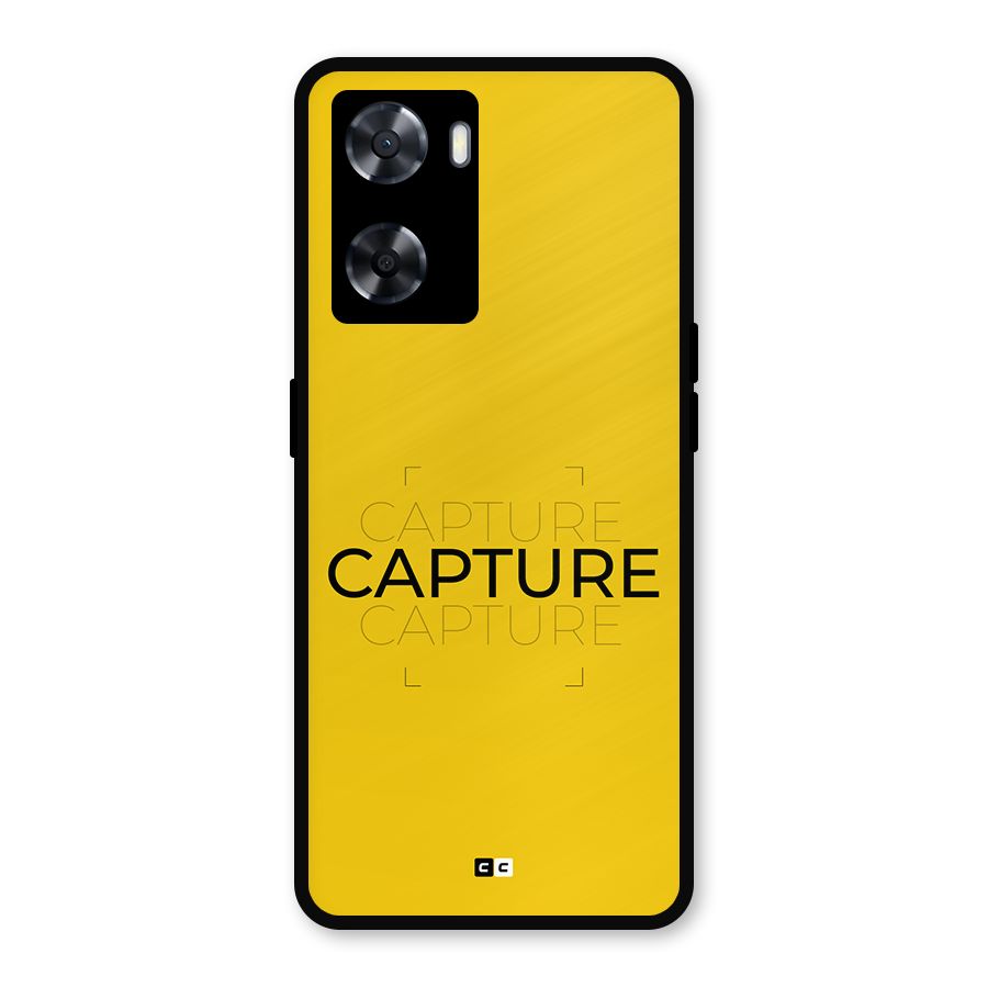 Instant Capture Metal Back Case for Oppo A77s