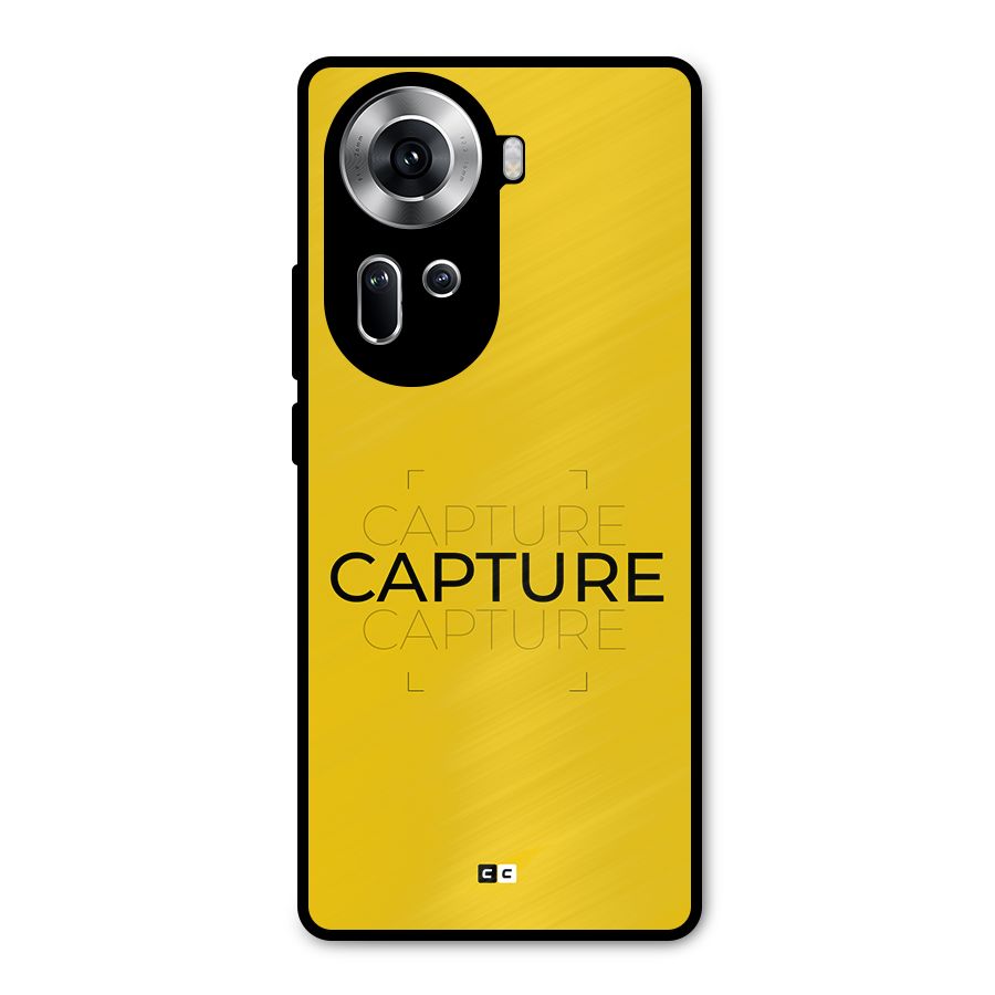 Instant Capture Metal Back Case for Oppo Reno11 5G