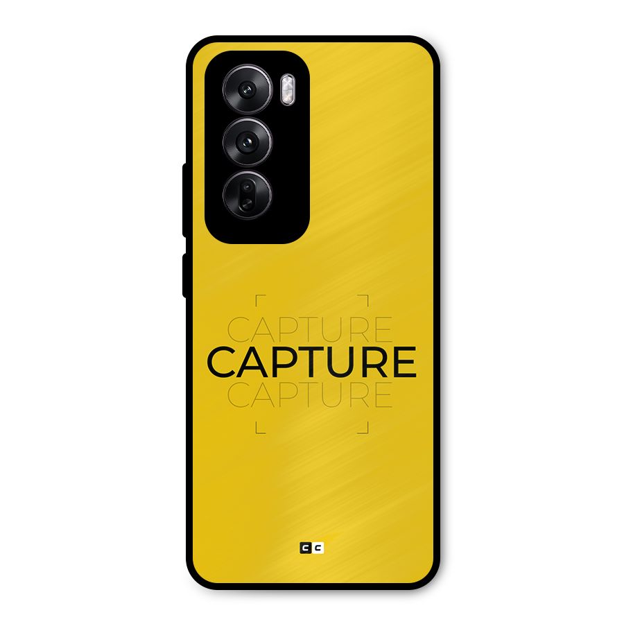 Instant Capture Metal Back Case for Oppo Reno12