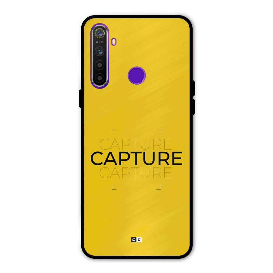 Instant Capture Metal Back Case for Realme 5i