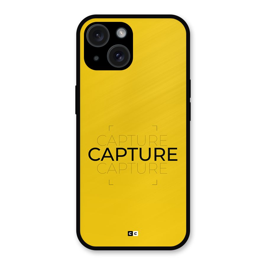 Instant Capture Metal Back Case for iPhone 15
