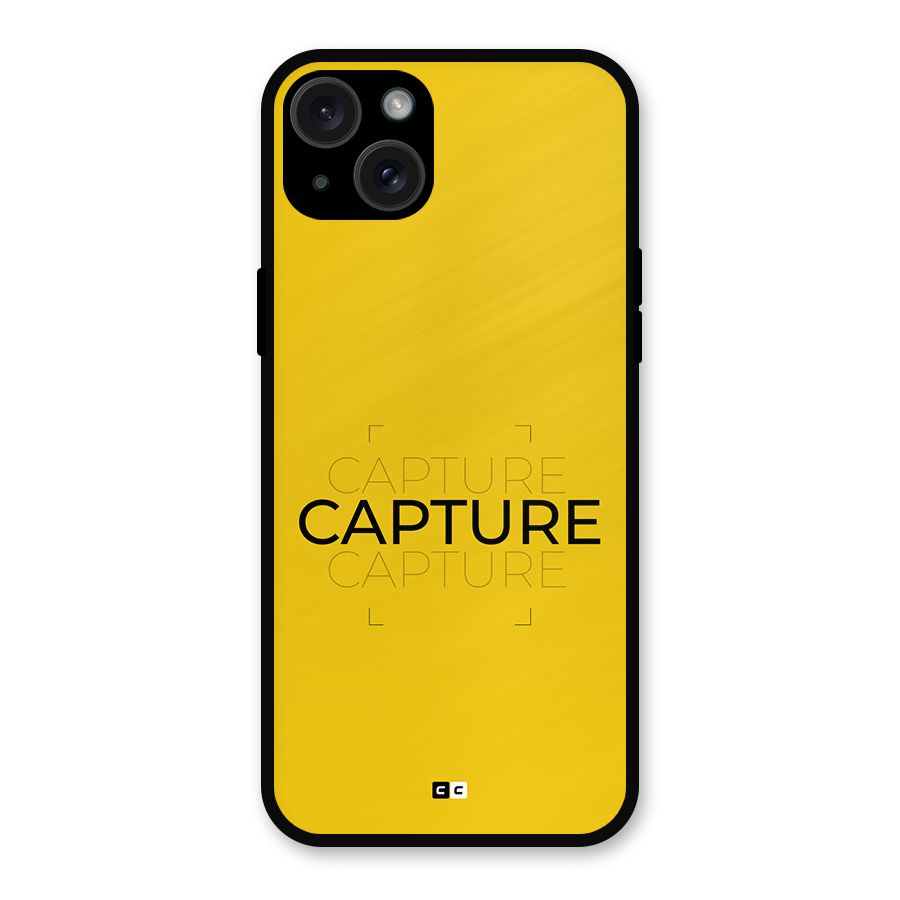 Instant Capture Metal Back Case for iPhone 15 Plus