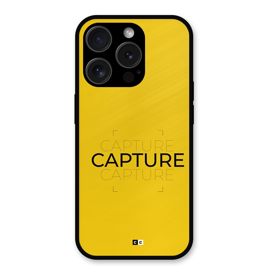Instant Capture Metal Back Case for iPhone 15 Pro