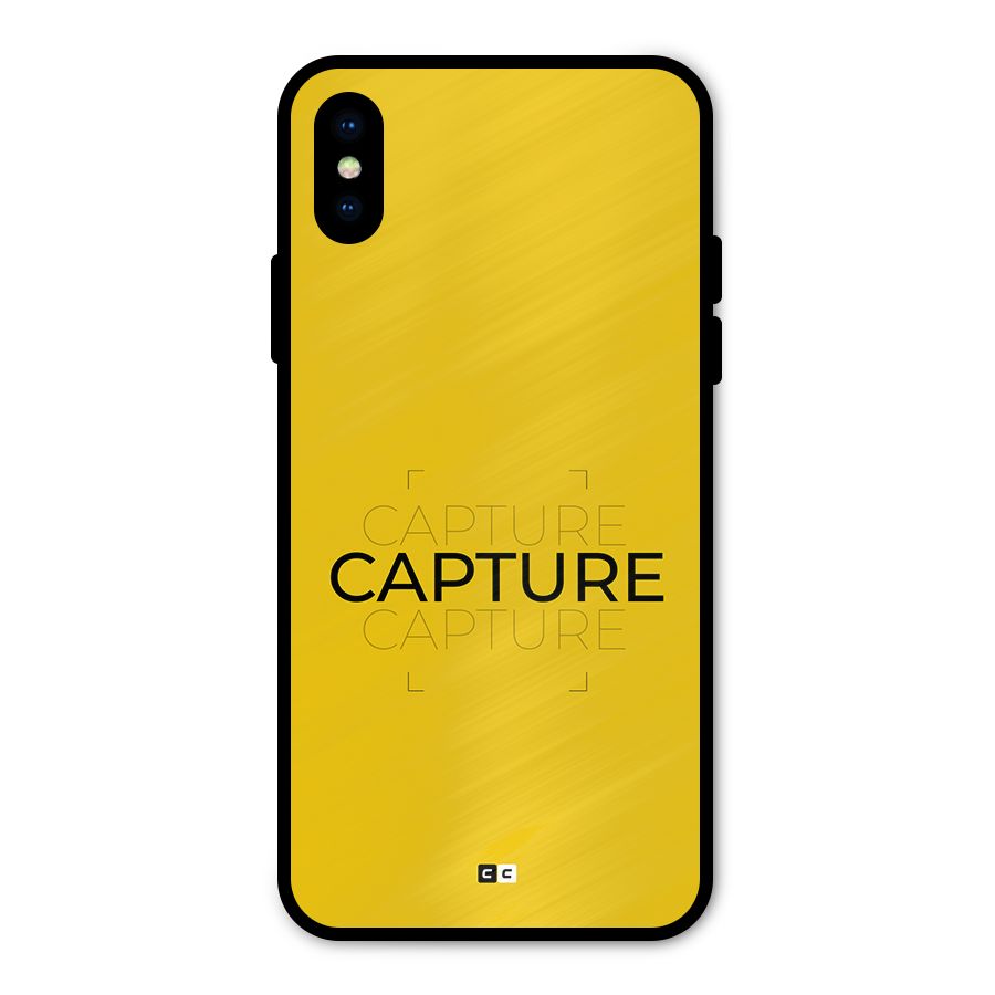 Instant Capture Metal Back Case for iPhone X