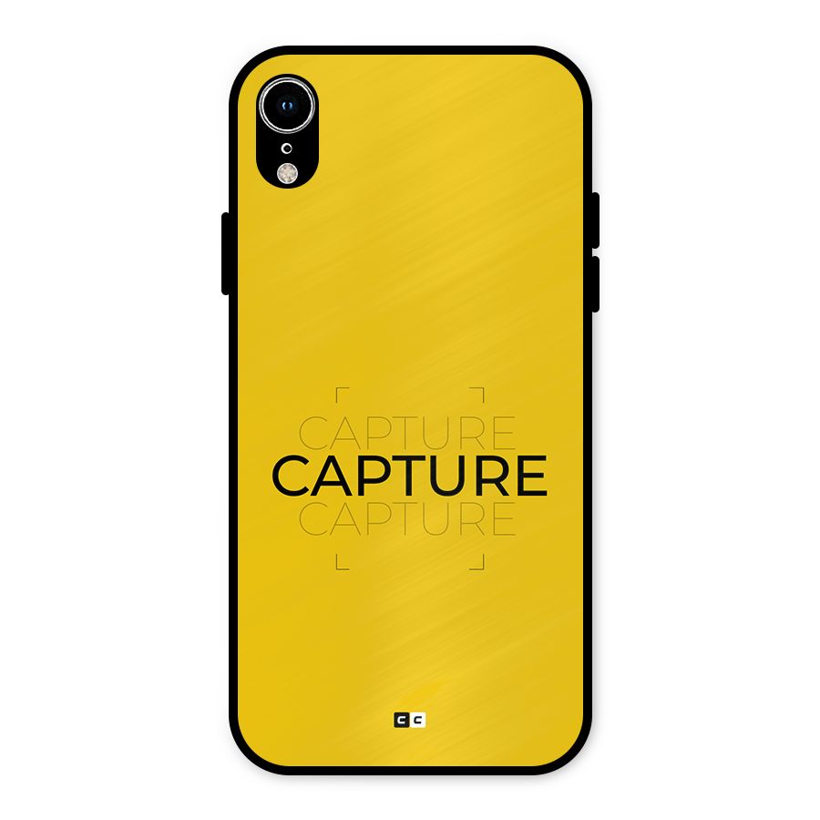 Instant Capture Metal Back Case for iPhone XR