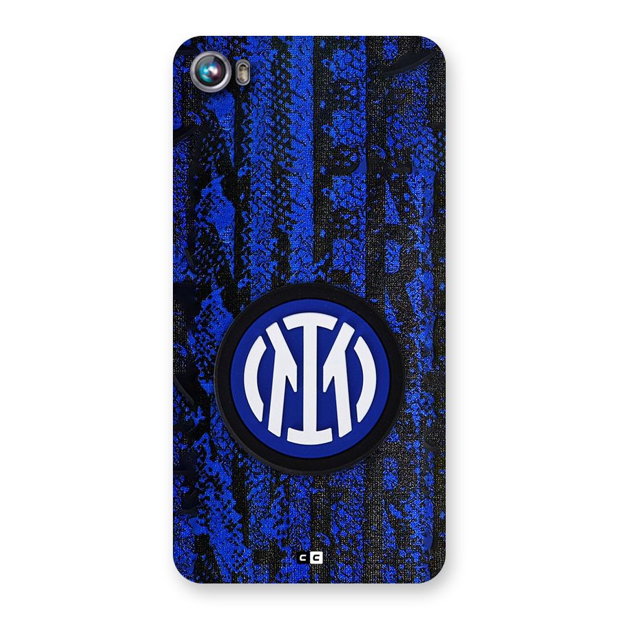 Inter Milan Texture Back Case for Canvas Fire 4 (A107)