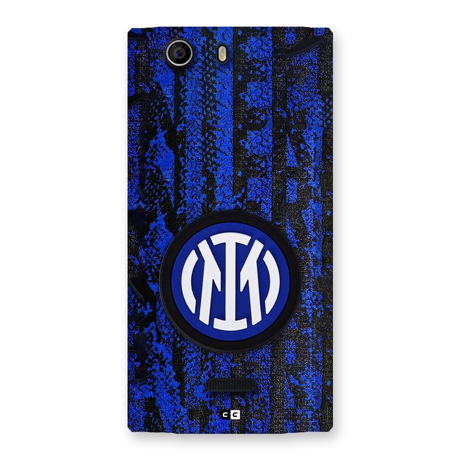 Inter Milan Texture Back Case for Canvas Nitro 2 E311