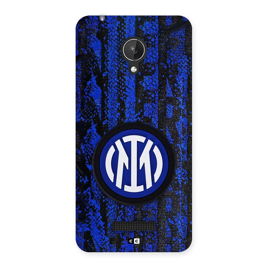 Inter Milan Texture Back Case for Canvas Spark Q380