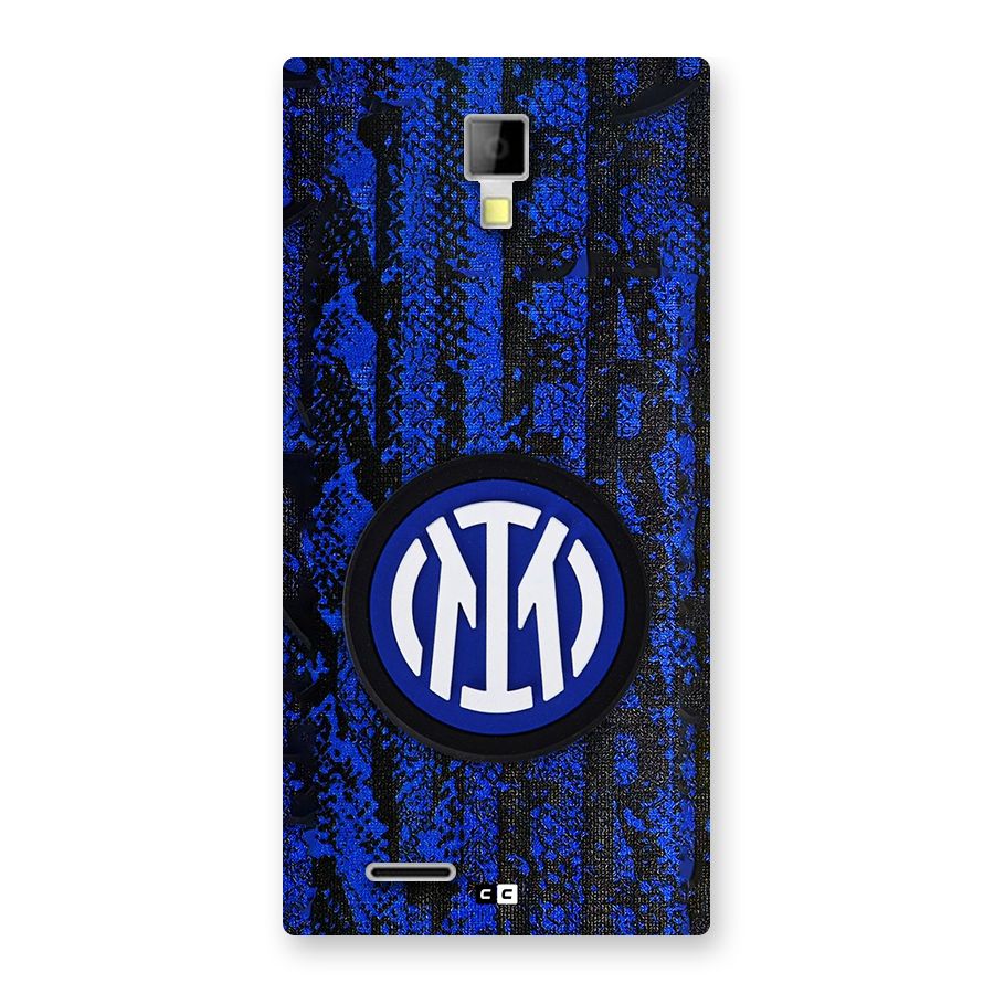Inter Milan Texture Back Case for Canvas Xpress A99