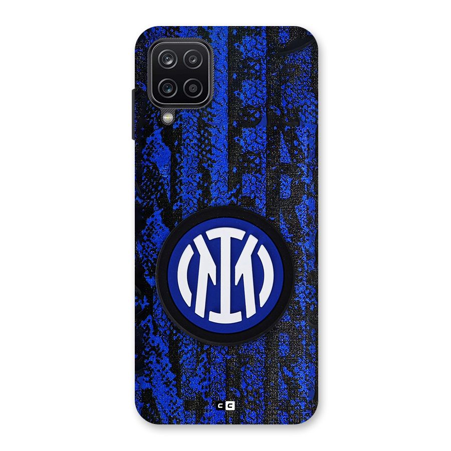 Inter Milan Texture Back Case for Galaxy A12
