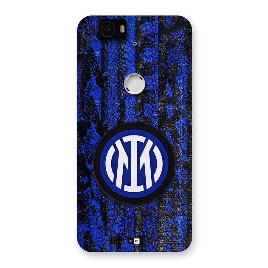 Inter Milan Texture Back Case for Google Nexus 6P