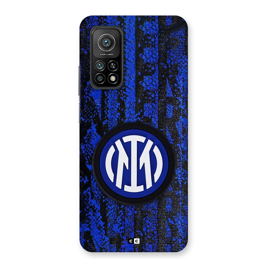 Inter Milan Texture Back Case for Mi 10T 5G