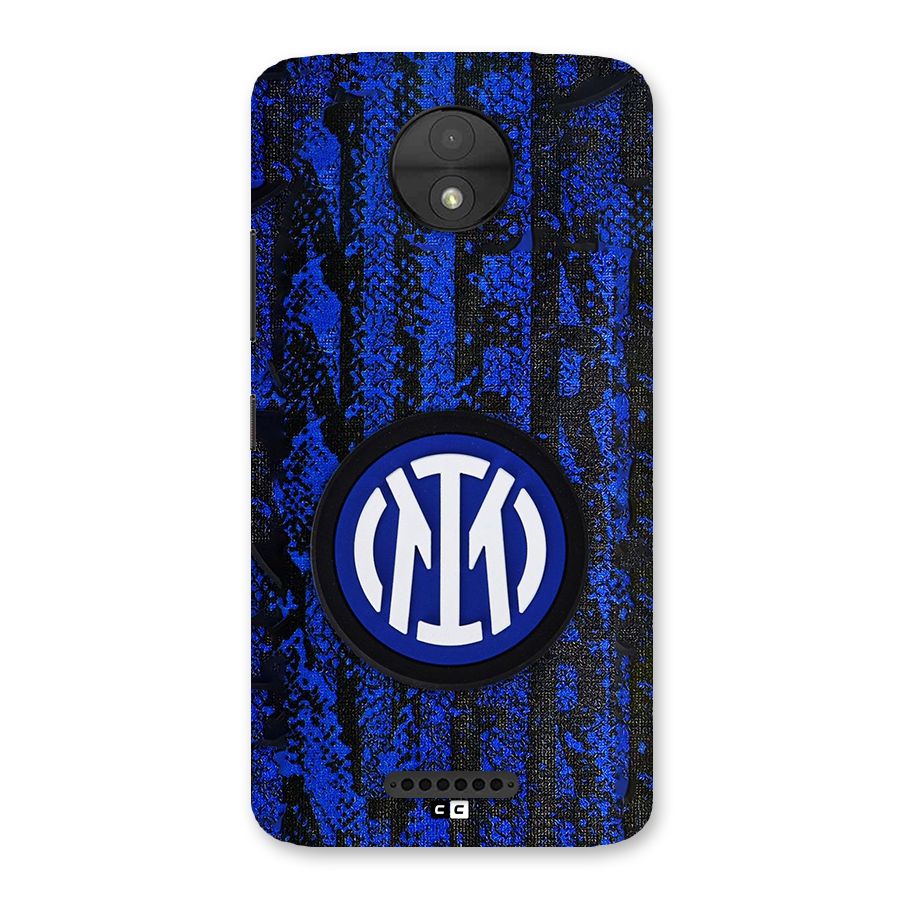 Inter Milan Texture Back Case for Moto C